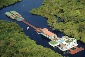 Amazon Jungle Palace, hotel de selva confortável num lago cercado por florestas, a Amazônia mais autêntica