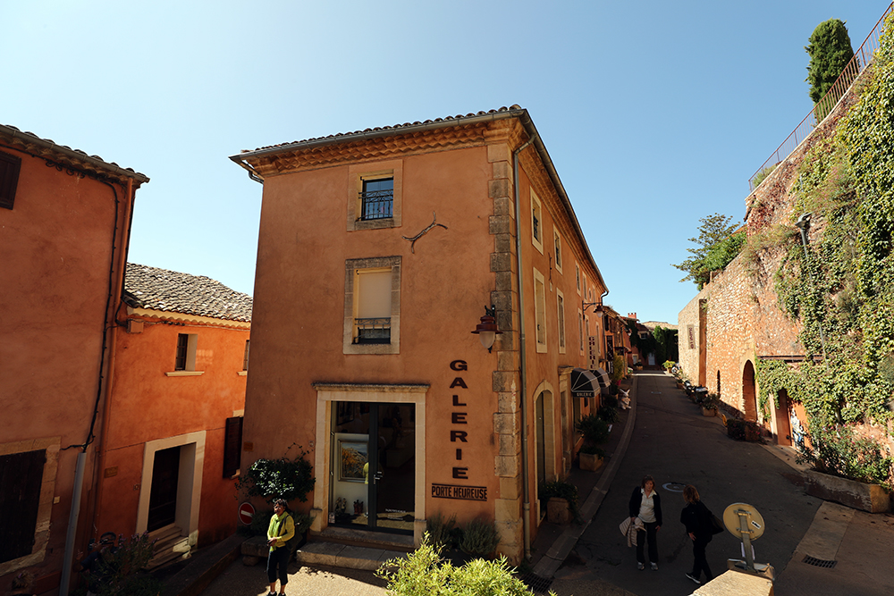 Roussillon, vilarejos na Provence, sul da França